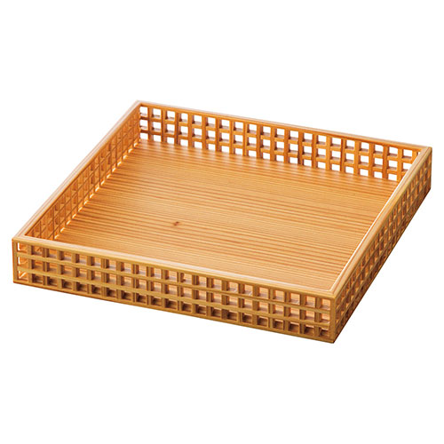 ヤマコー 用美 業務用 細目格子料理膳 yamaco32211(代引不可)【送料無料】