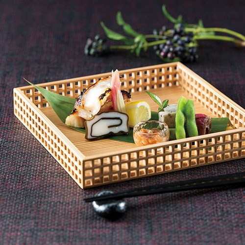 ヤマコー 用美 業務用 細目格子料理膳 yamaco32211(代引不可)【送料無料】_1