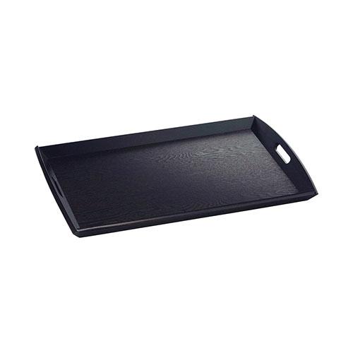 ヤマコー 用美 御勤め用 新型脇取盆 小 黒 yamaco17197(代引不可)【貨物輸送無料】