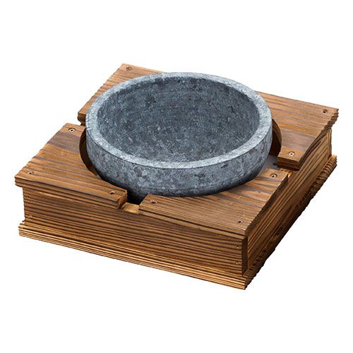 ヤマコー 用美 業務用 焼杉・石焼ビビンバ用木台 小(φ18cm用) yamaco20252(代引不可)【送料無料】