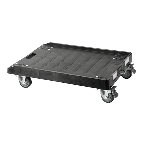 サンワサプライ 樹脂製ドーリー 75リットルオリコン仕様 ブラック CART-FA1175BK(代引不可)【送料無料】