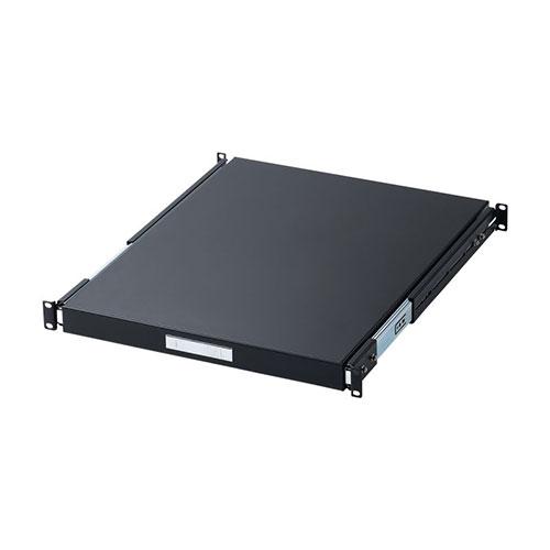 サンワサプライ 19インチマウントスライド棚 ブラック CP-SVHTST1BK(代引不可)【送料無料】