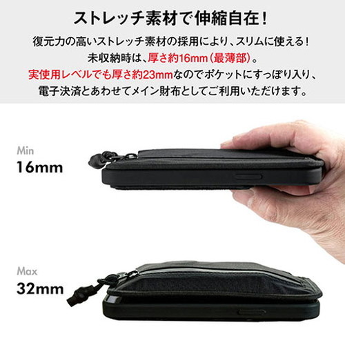 the150 キャッシュレス時代のiPhoneケース Wrapup 栃木レザー iPhone15用 ブラック THE150-0021-BK-TL(代引不可)【送料無料】