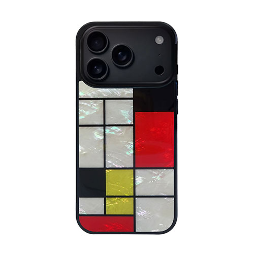 ikins 天然貝ケース for iPhone 17 Pro Mondrian I28139i17PR(代引不可)【送料無料】