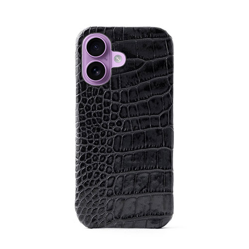 ABBI SIGNATURE LIPARI イタリアンレザー MagSafe対応バックカバー for iPhone 17 ブラック ABS27772i17(代引不可)【送料無料】