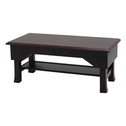 オスマック 桐製折りたたみ便利机 引き出し付き ブラウン SXDX-600BR(代引不可)【送料無料】