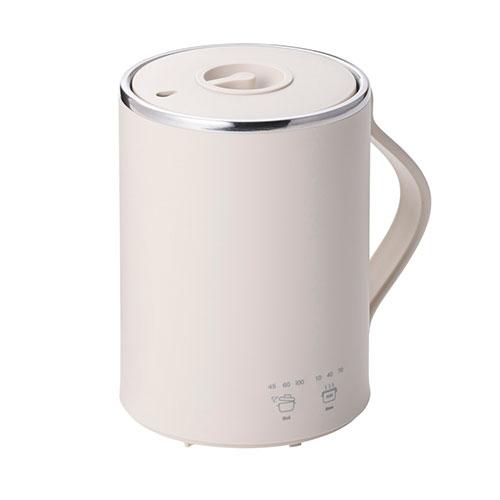 TESCOM マグカップ型電気なべ Cook Mug コンパクトサイズ 350ml 沸かす・煮る・保温する ベージュ TGM20A-C(代引不可)【送料無料】