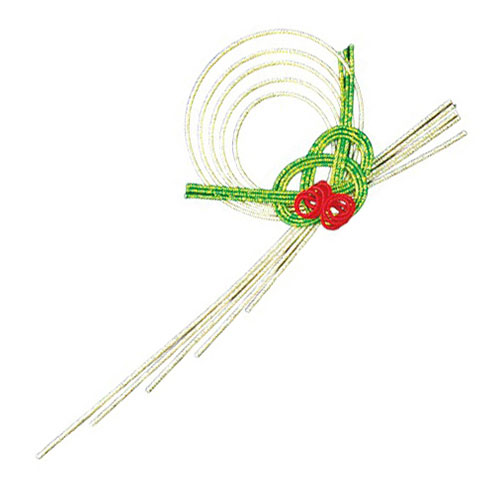 ヤマコー 用美 業務用 水引寿飾り 彩(いろどり)両面テープ付(100ヶ入) yamaco26080(代引不可)【送料無料】