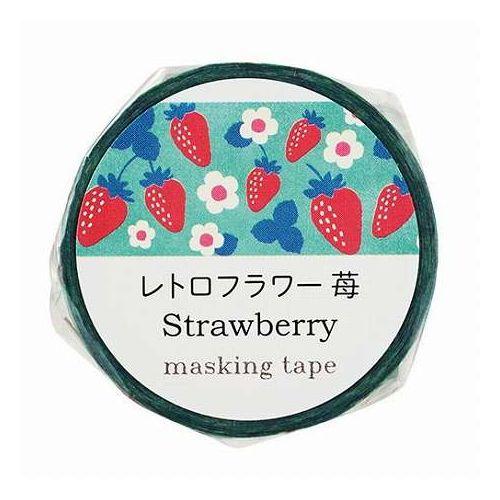 【10個セット】 ARTEC マスキングテープ レトロフラワー 苺 手帳やラッピングに心くすぐるレトロフラワー ATC74643X10(代引不可)【送料無料】
