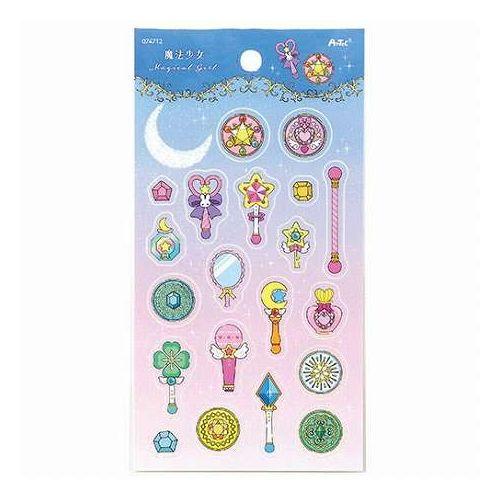 【10枚セット】 ARTEC シートシール 魔法少女 手帳やラッピングに魔法少女のきらめきを詰め込んだドリーミーシール ATC74712X10(代引不可)【送料無料】