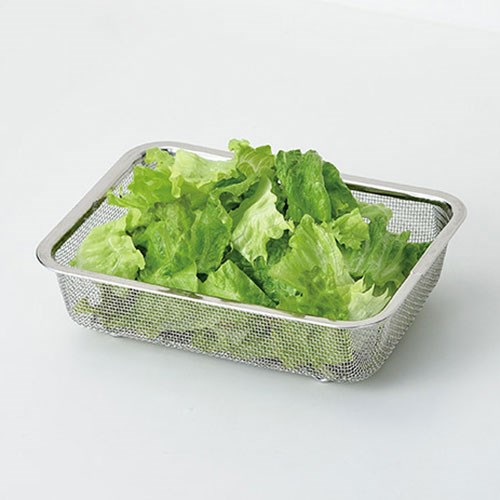 【5個セット】 よこやま 燕熟の技 ザル1/2サイズ 野菜の水切りや下ごしらえに 丈夫で耐久性に優れたステンレス製 YZ-200X5(代引不可)【送料無料】_1