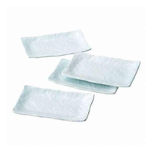 波佐見焼 青白磁凛水 長角皿4客揃 K60700815(代引不可)【送料無料】