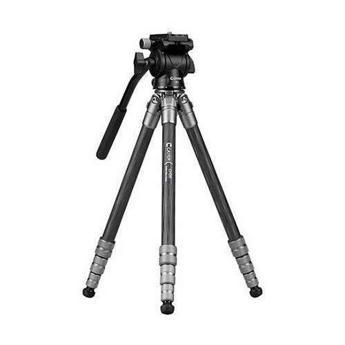 CAYER カイヤー コンパクトカーボン三脚 CH20S1 4段 脚径19mm グレー VCAYER-CH20S1GR(代引不可)【送料無料】
