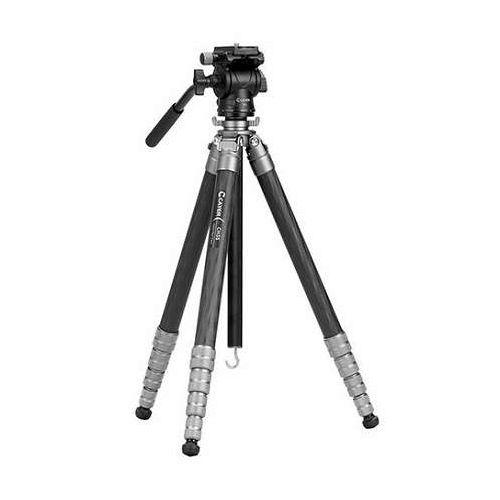 CAYER カイヤー コンパクトカーボン三脚 CH35S1 5段 脚径22mm グレー VCAYER-CH35S1GR(代引不可)【送料無料】