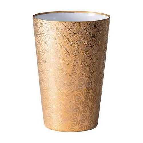 うすづくり 麻の葉 タンブラー370ml(木箱入) ゴールド 【約φ7.9×11.5cm】 C7122066(代引不可)【送料無料】