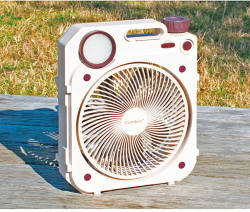 Comfort+ 充電式薄型送風扇 Air Force Fan クリームベージュ 【USBケーブル付属】 22642709(代引不可)【送料無料】_2