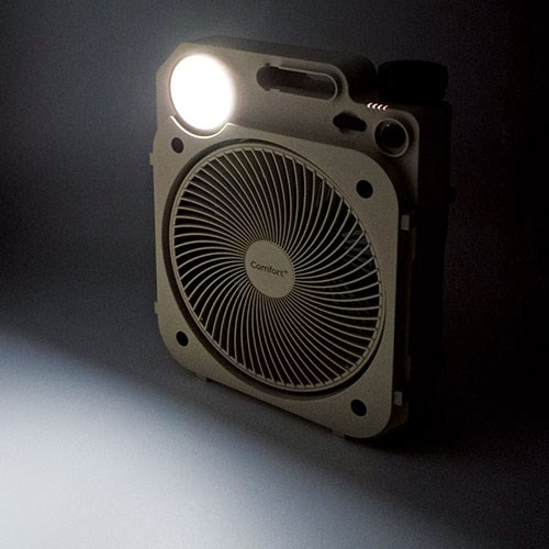 Comfort+ 充電式薄型送風扇 Air Force Fan モスグリーン 【USBケーブル付属】 22642710(代引不可)【送料無料】_1