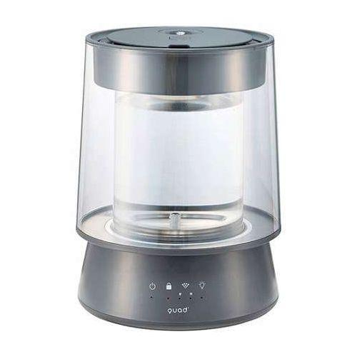 QUADS ガラススチーム加湿器 グラス グレー 【約250×250×320mm