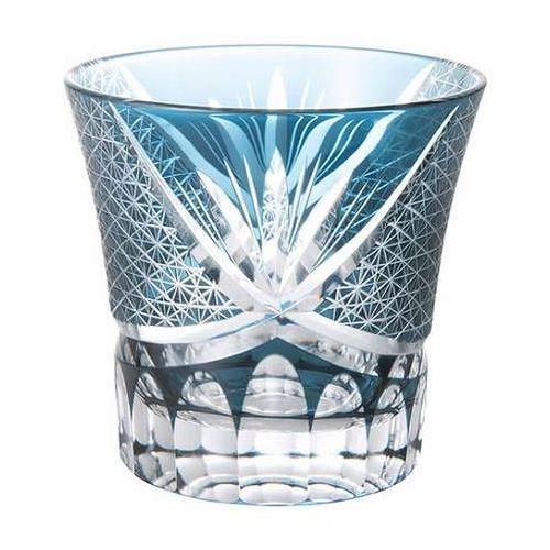 吉兆 吉兆切子フリーグラス1P インクブルー 【約240ml・約φ90×85mm】 22609207(代引不可)【送料無料】