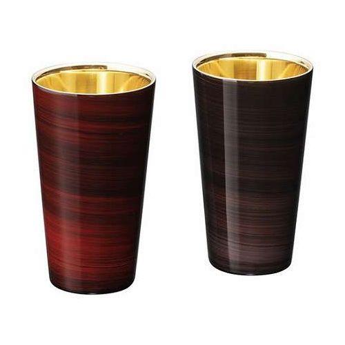 漆磨 ストレートタンブラー2PC 暁月・紫影 【約φ75×125mm×2】 22606005(代引不可)【送料無料】