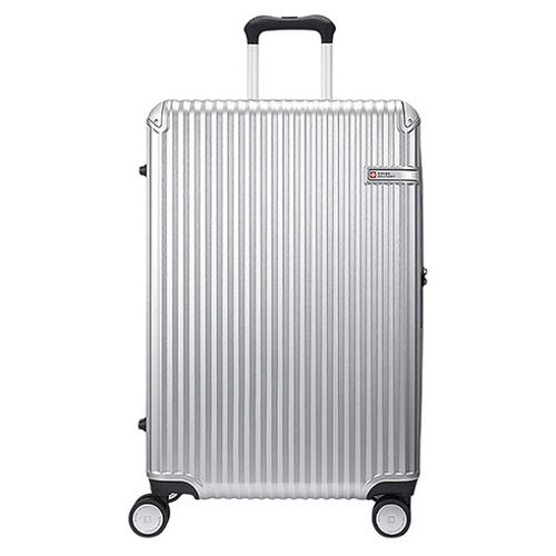 SWISS MILITARY スイスミリタリースーツケース SOGLIO ソーリオ 71cm メタリックシルバー SM-I226-SILVER(代引不可)【送料無料】