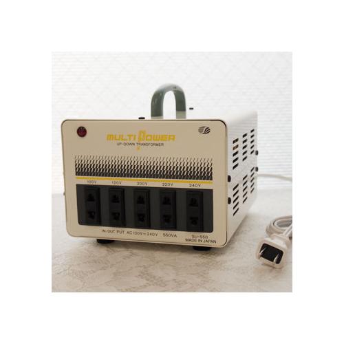 スワロー電機 受注生産のため納期約2週間100~240V対応 マルチ変圧器 550W SU-550【送料無料】の通販は 22,770円