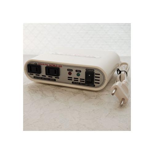 スワロー電機 受注生産のため納期約2週間電圧安定機能搭載変圧器110-240V対応 300W WORLD-300【送料無料】
