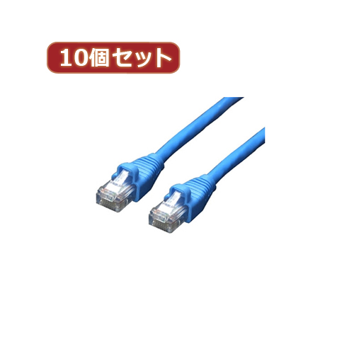 変換名人 【10個セット】 LANケーブル CAT6 5.0m LAN6-CA500X10 パソコン パソコン周辺機器 変換名人【送料無料】の通販は