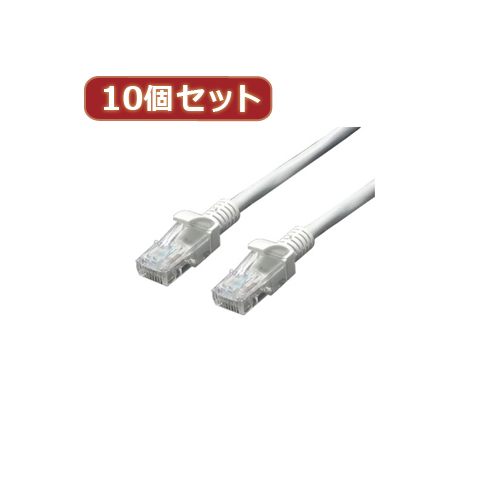 変換名人 【10個セット】 LANケーブル CAT5 30m LAN5-CA3000X10 パソコン パソコン周辺機器 変換名人【送料無料】