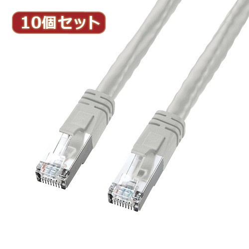 【10個セット】サンワサプライ PoECAT6LANケーブル KB-T6POE-03X10(代引不可)【送料無料】