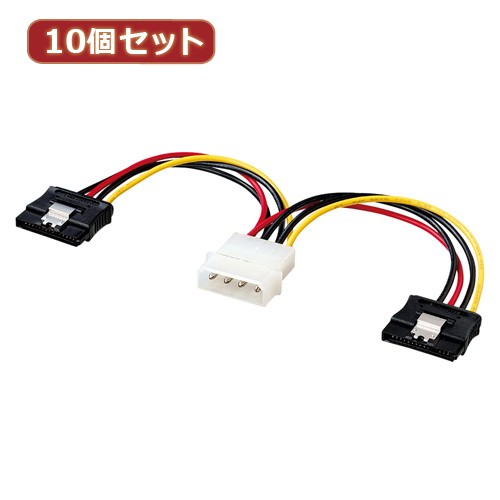 【10個セット】 サンワサプライ シリアルATA電源ケーブル TK-PWSATA3LAN TK-PWSATA3LANX10(代引不可)【送料無料】