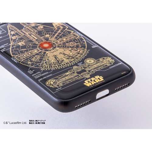 Star Wars スター ウォーズ グッズコレクション Flash M Falcon 基板アート Iphone 7 8ケース 黒 F7 8b 代引不可 送料無料 の通販はau Pay マーケット リコメン堂