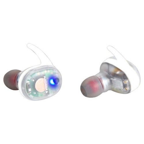 NAGAOKA ナガオカトレーディング Bluetooth5.0対応 オートペアリング機能搭載 スケルトン完全ワイヤレスイヤホン WH BT815SWH(代引不可)