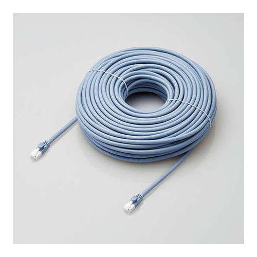 elecom エレコム LANケーブル/CAT6A対応/EU RoHS指令準拠/爪折れ防止/簡易パッケージ仕様/40m/ヨリ線/ブルー LD-GPAT/BU40/RS(代引不可)