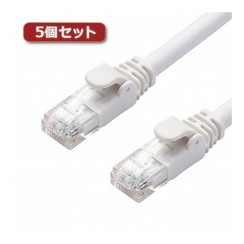 5個セットエレコム LANケーブル/CAT6A/スタンダード/10m/ホワイト LD-GPA/WH10X5(代引不可)【送料無料】の通販は