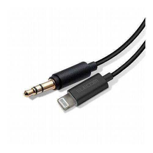 5個仕かける エレコム AUX有線テレビ Lightning-φ3.5牡 か細い絵図面 1.0m 黒いこと AX-L35D10BKX5(代引不可)【貨物輸送無料】