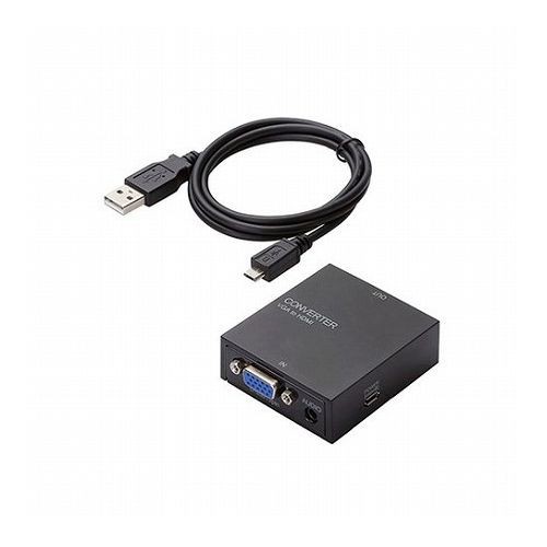 エレコム アップスキャンコンバーター/3.5φ/VGA-HDMI/HDMI1.3 AD-HDCV03(代引不可)【送料無料】の通販は