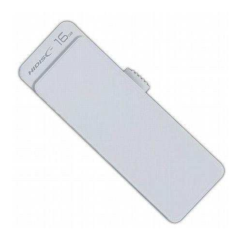 HIDISC USB 2.0 フラッシュドライブ 16GB 白 スライド式 HDUF127S16G2(代引不可) フラッシュドライブ