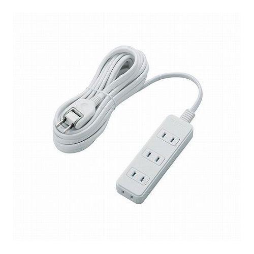 5個セットエレコム シャッタータップ/4個口/5m/ホワイト T-ST02N-2450WHX5(代引不可)【送料無料】