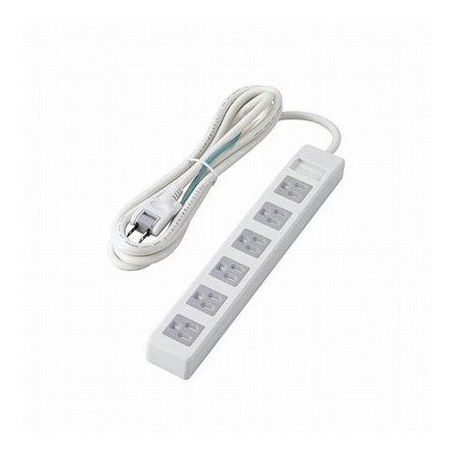 5個セットエレコム 3pinタップ/ホコリシャッター付/6個口/2.5m/ホワイト T-T1C-3625WHX5(代引不可)【送料無料】