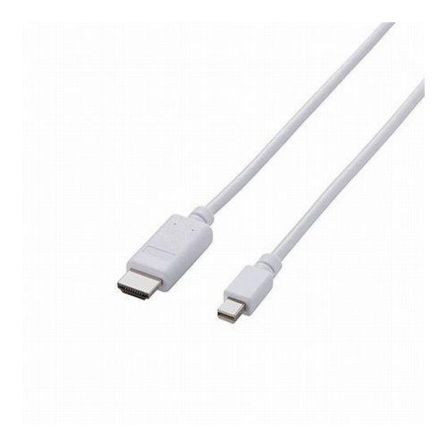 5個セットエレコム Mini DisplayPort-HDMI変換ケーブル/2m/ホワイト AD-MDPHDMI20WHX5(代引不可)【送料無料】の通販は