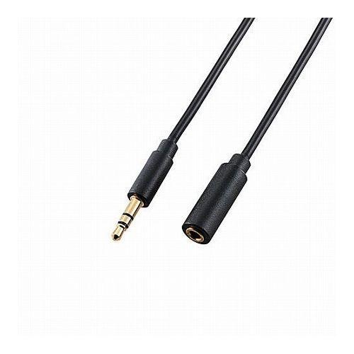 5個セットエレコム AVケーブル/オーディオ用延長ケーブル/3.5φメス-3.5φオス/ブラック/3.0m DH-MPJN30X5(代引不可)【送料無料】