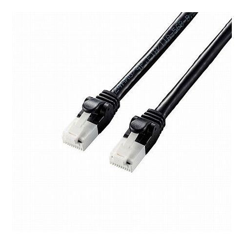 5個セットエレコム LANケーブル/CAT6A/爪折れ防止/10m/ブラック LD-GPAT/BK100X5(代引不可)【送料無料】
