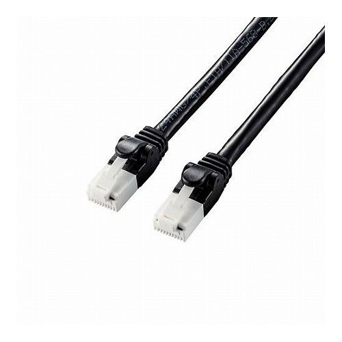 5個セットエレコム LANケーブル/CAT6A/爪折れ防止/3.0m/ブラック LD-GPAT/BK30X5(代引不可)【送料無料】の通販は