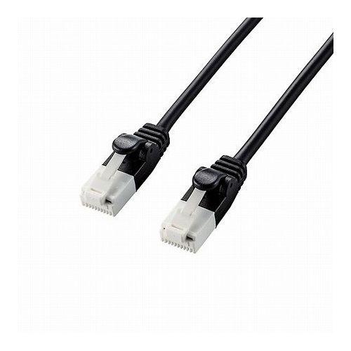 5個セットエレコム やわらかLANケーブル/CAT6A/爪折れ防止/5.0m/ブラック LD-GPAYT/BK50X5(代引不可)【送料無料】