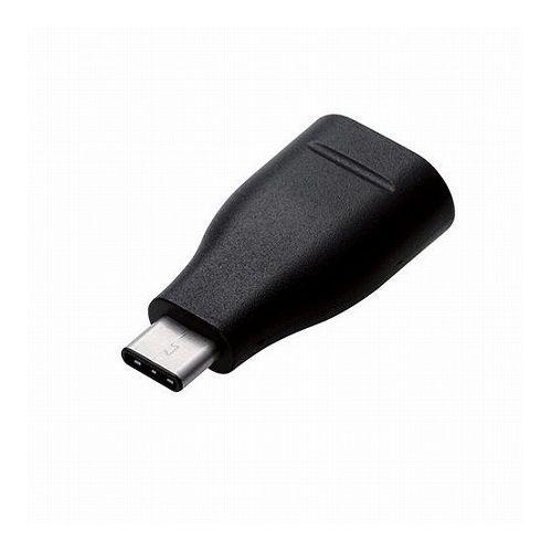 5個セットエレコム スマートフォン用USB変換アダプタ/USBAメス-USBCオス/ブラック MPA-AFCMADBKX5(代引不可)【送料無料】