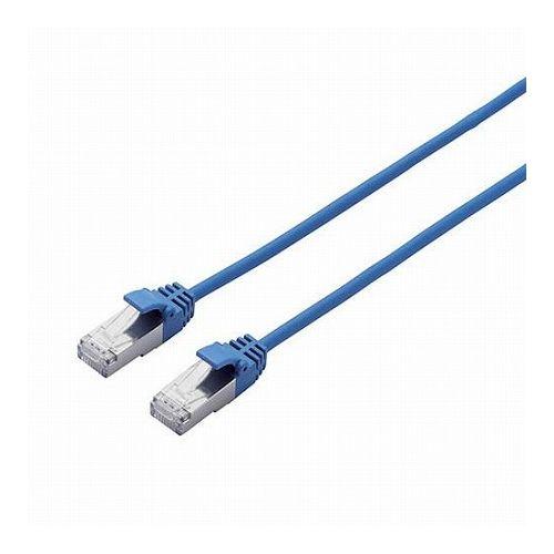 〔5個セット〕エレコム LANケーブル/CAT7準拠/爪折れ防止/2m/メタリックブルー LD-TWST/BM20X5 LANケーブル 2m cat7準拠 爪折れ防止 より線 メタリックブルー LD-TWST