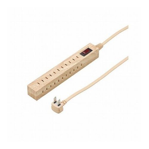 5個セット YAZAWA 差し込みフリータップ2面ブレーカーSW付1.5mNWH9B10115NWX5(代引不可)【送料無料】の通販は