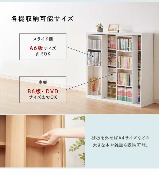 楽天市場】【マラソン限定 ポイント2倍】本棚 スリム 幅60cm 2台