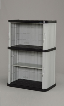 アイリスオーヤマ ミニロッカー ミニロッカー ブラック/グレー ML-1400V(代引き不可)【送料無料】の通販は 27,567円